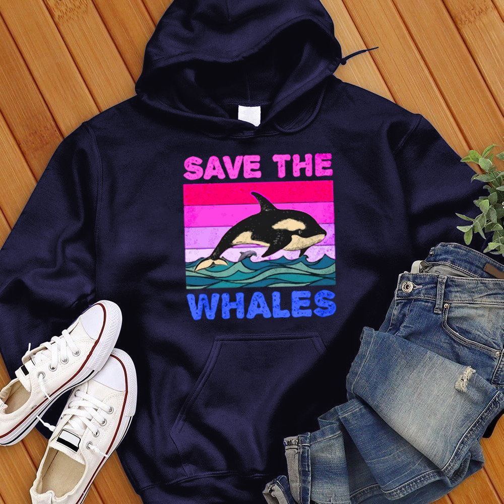 Save The Whales Orca Hoodie