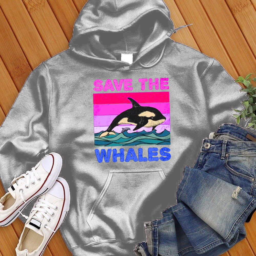 Save The Whales Orca Hoodie