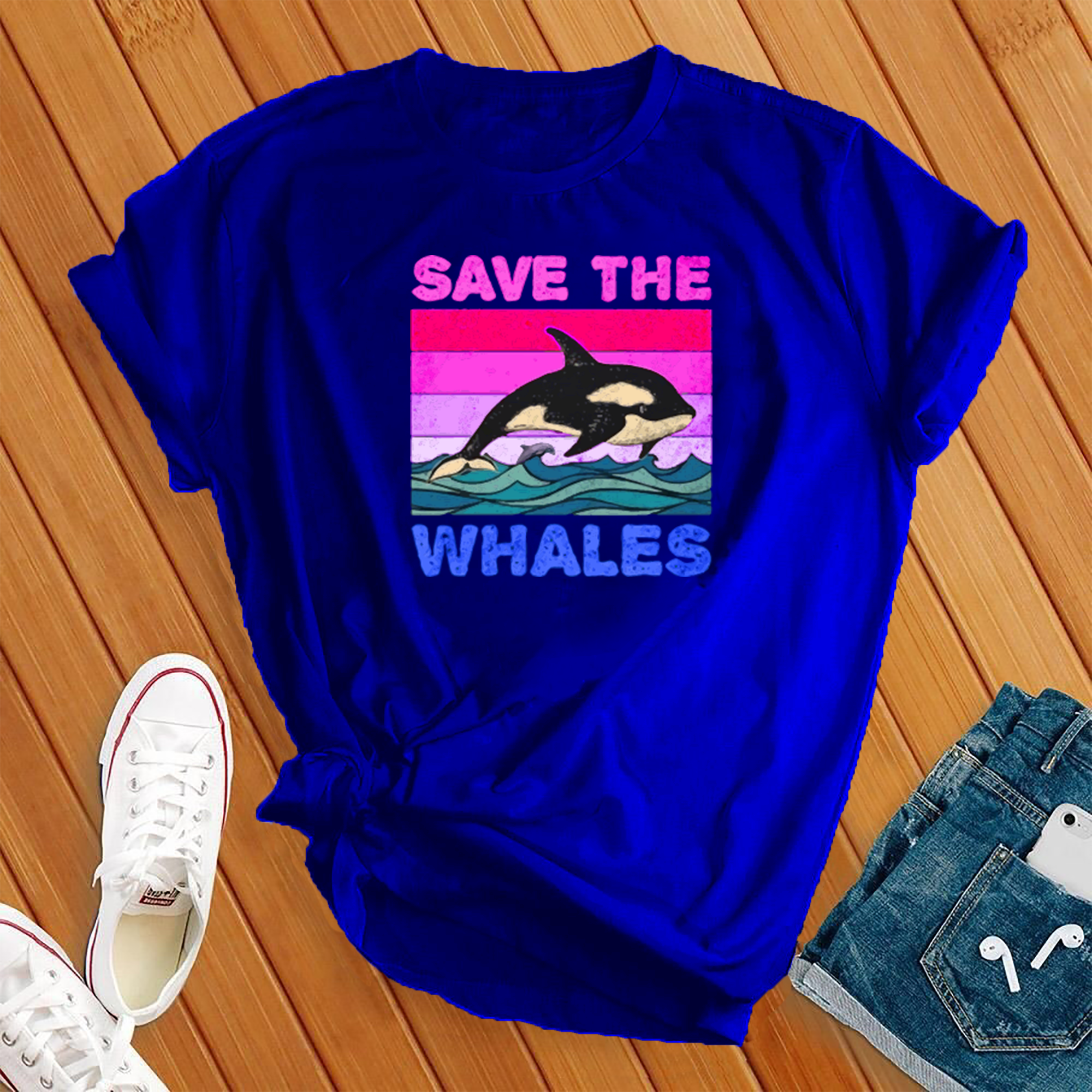 Save The Whales Orca Tee