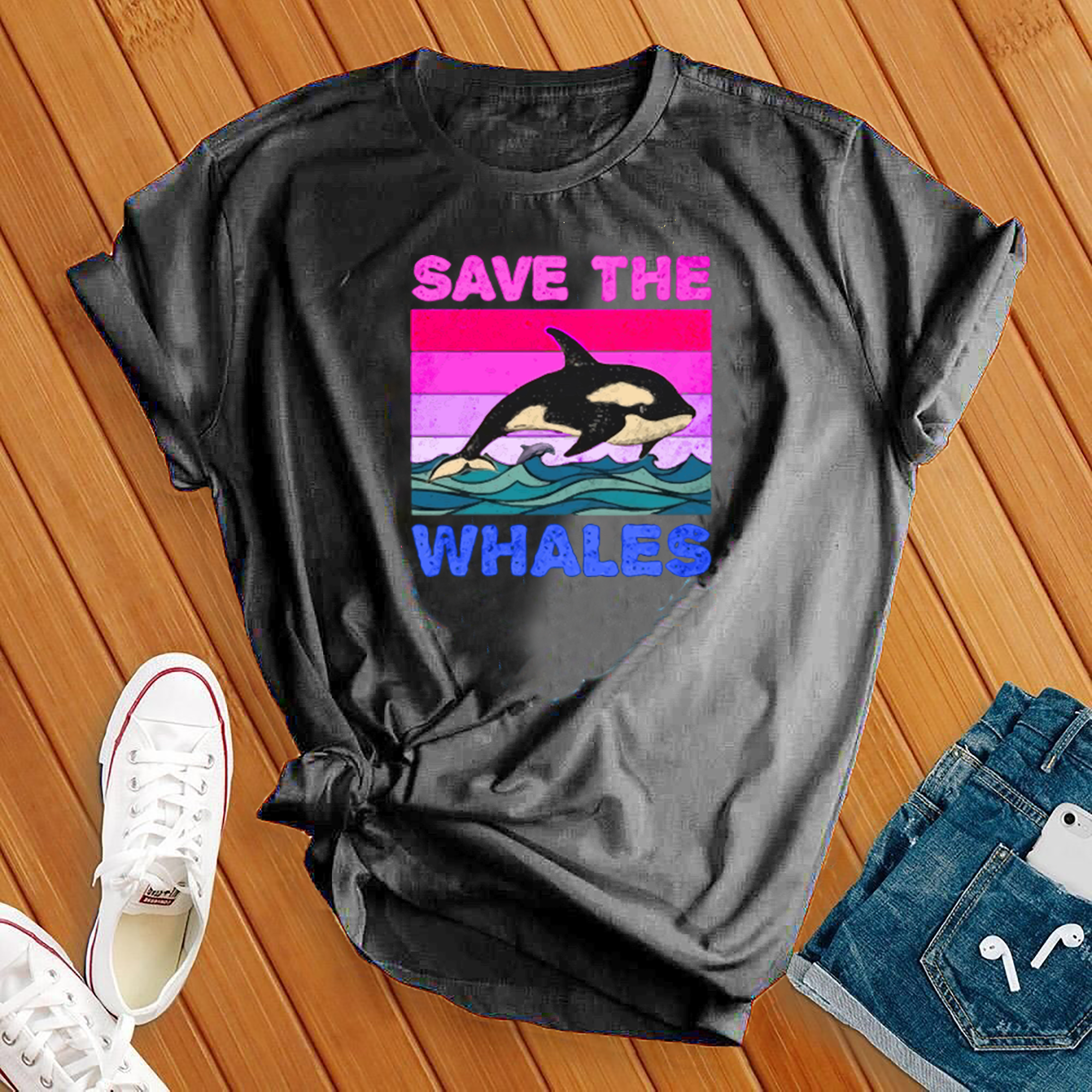 Save The Whales Orca Tee