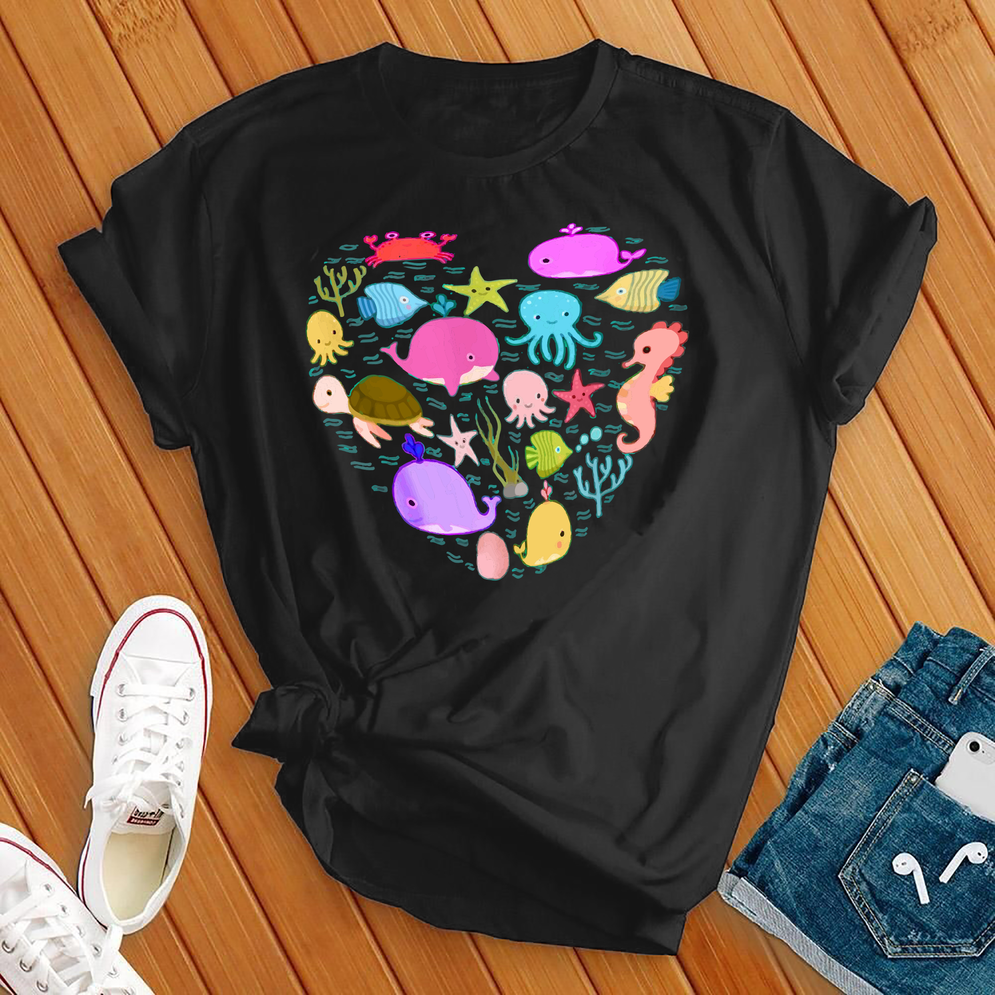 Sea Animal Heart Tee