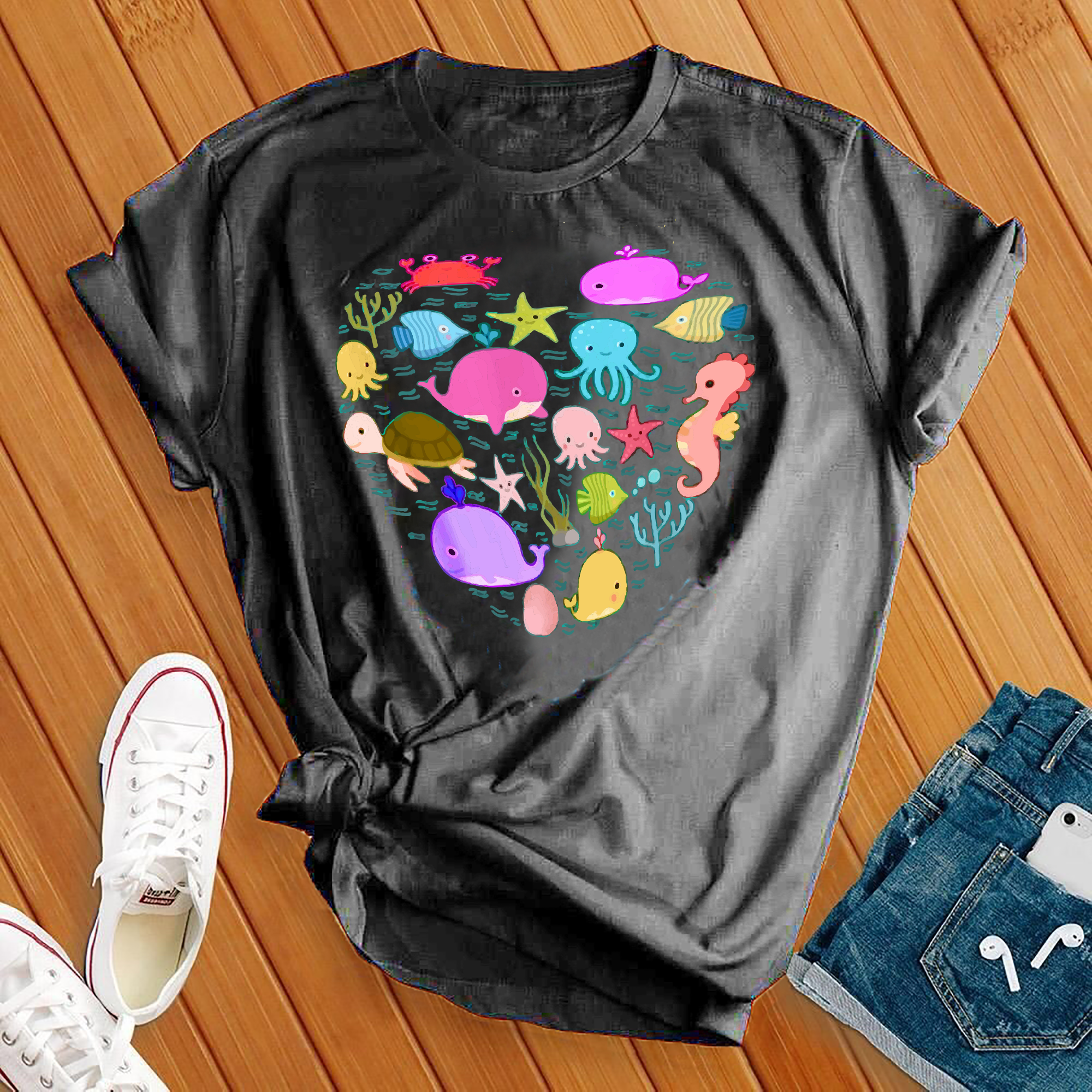 Sea Animal Heart Tee