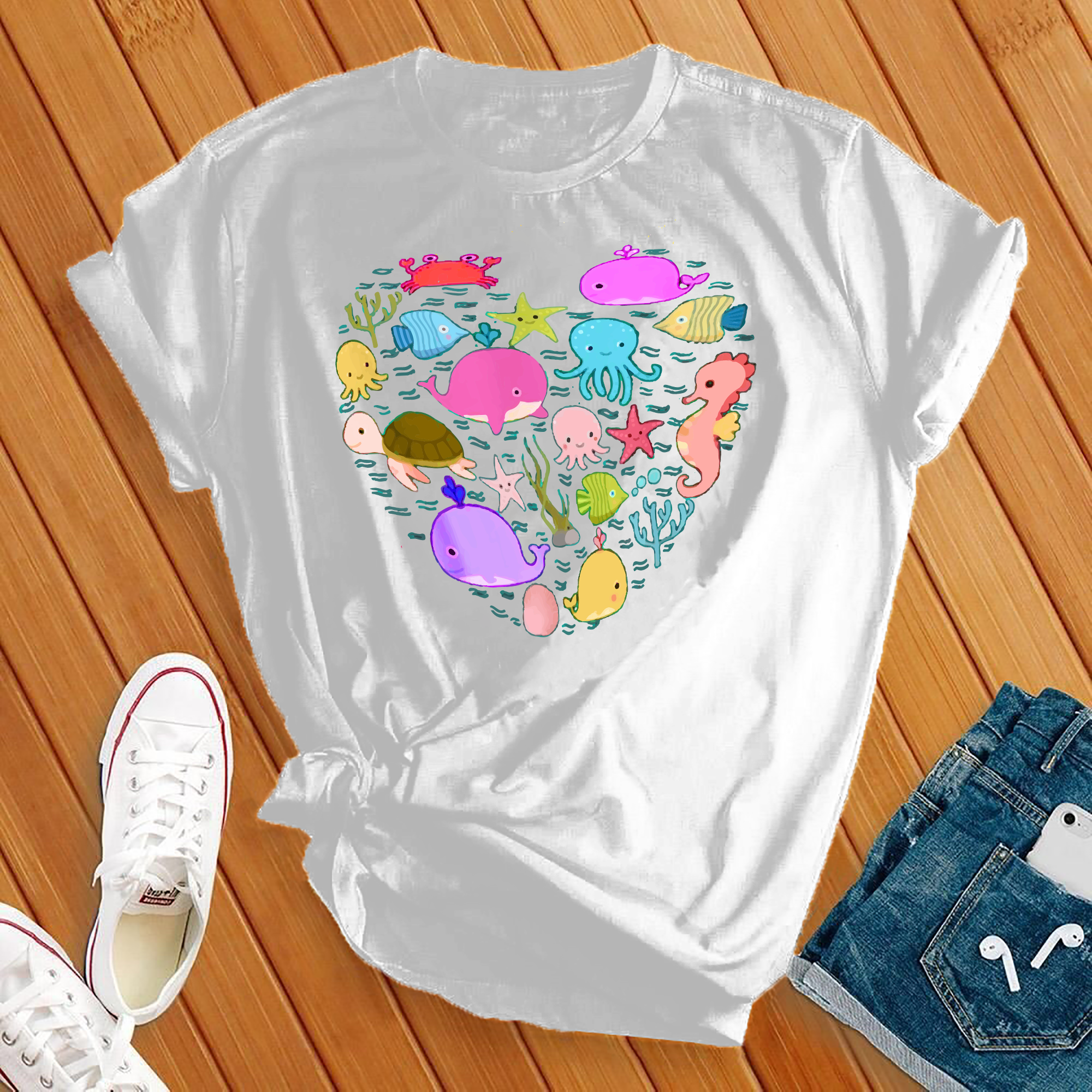 Sea Animal Heart Tee