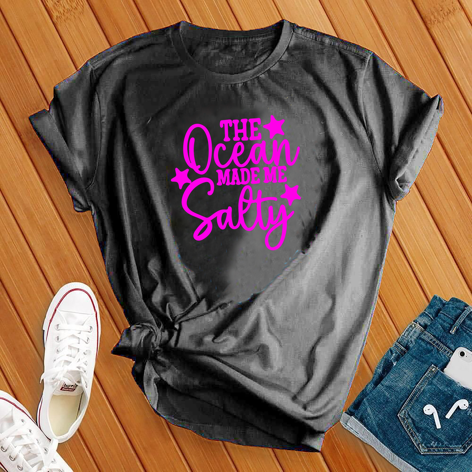 The Ocean Made Me Salty Tee