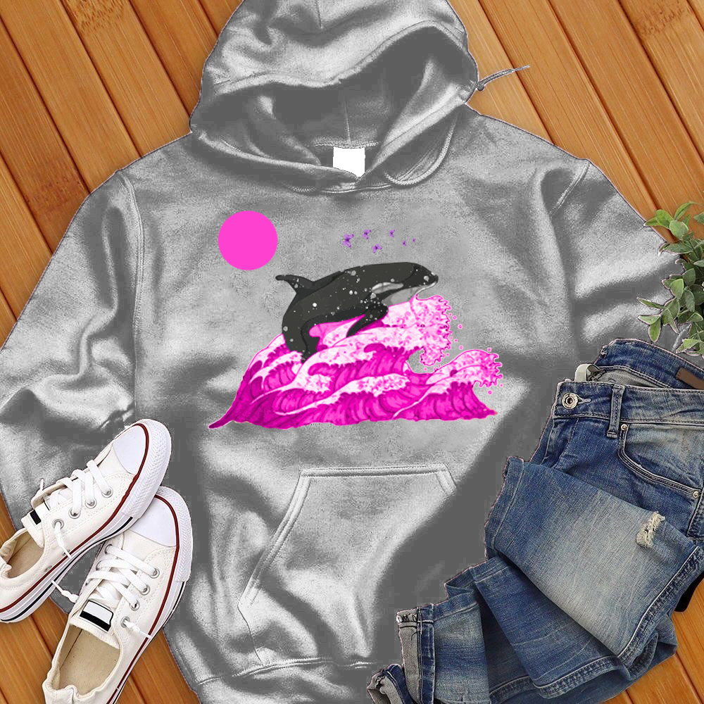 Butterfly Orca Wave Hoodie