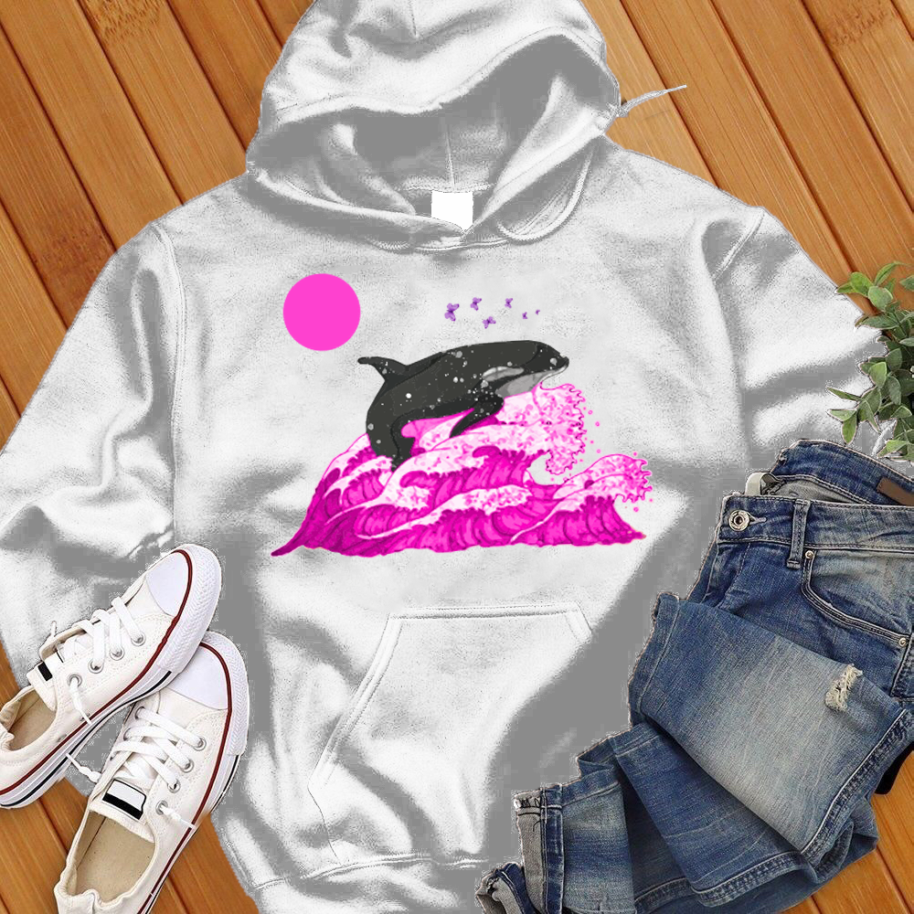 Butterfly Orca Wave Hoodie