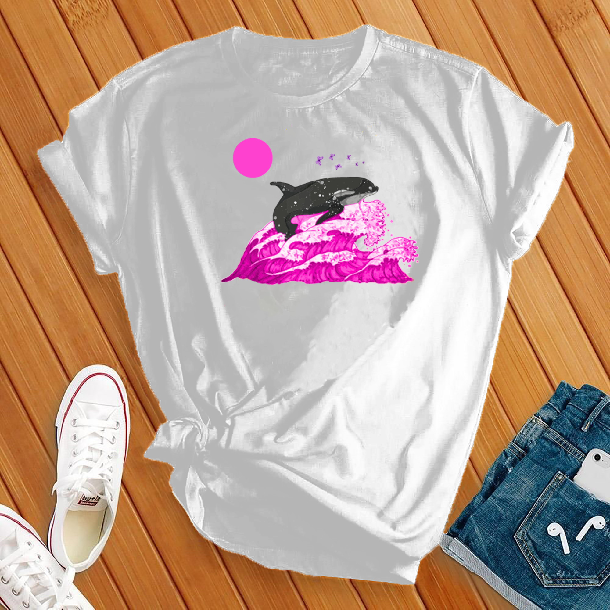 Butterfly Orca Wave Tee