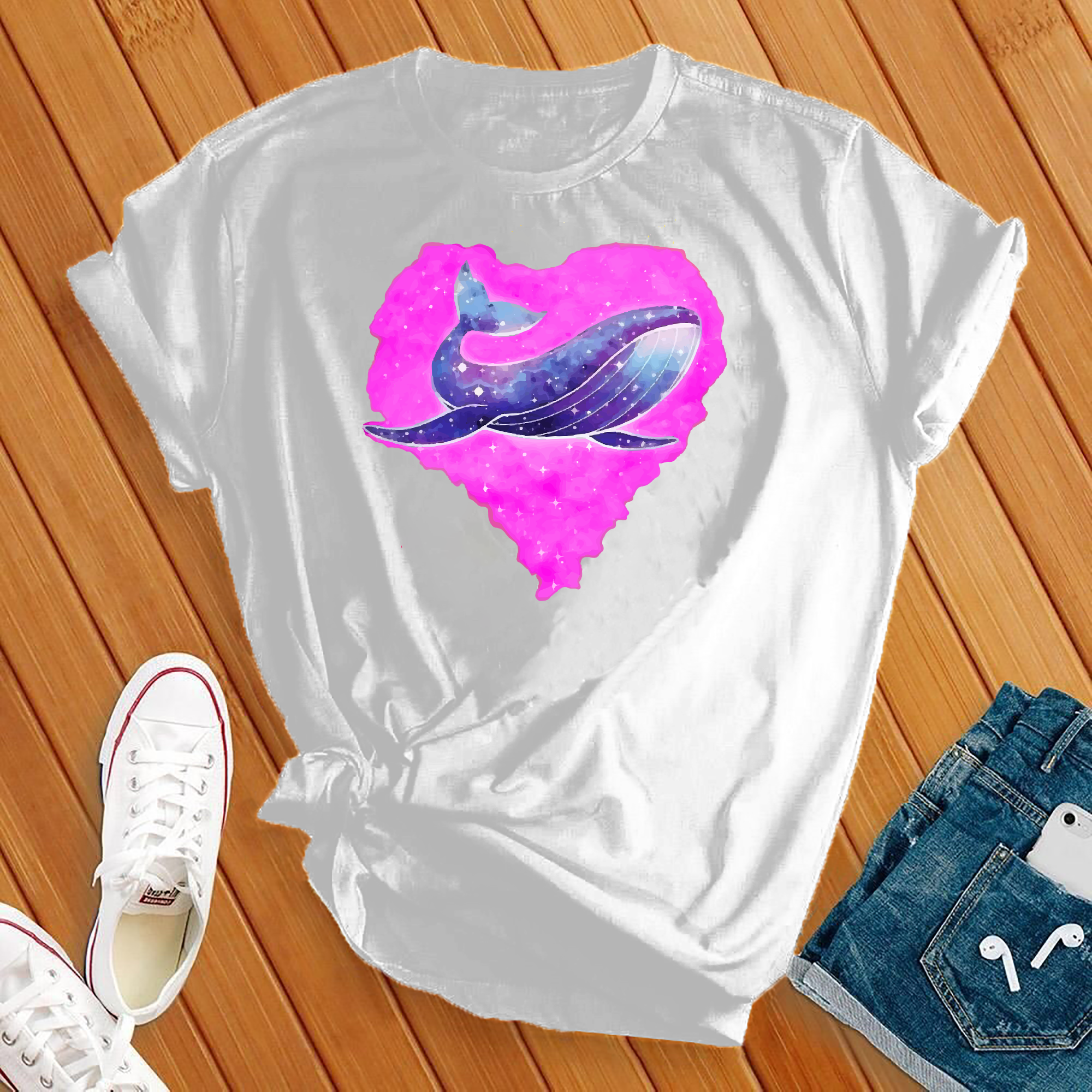 Whale Heart Tee