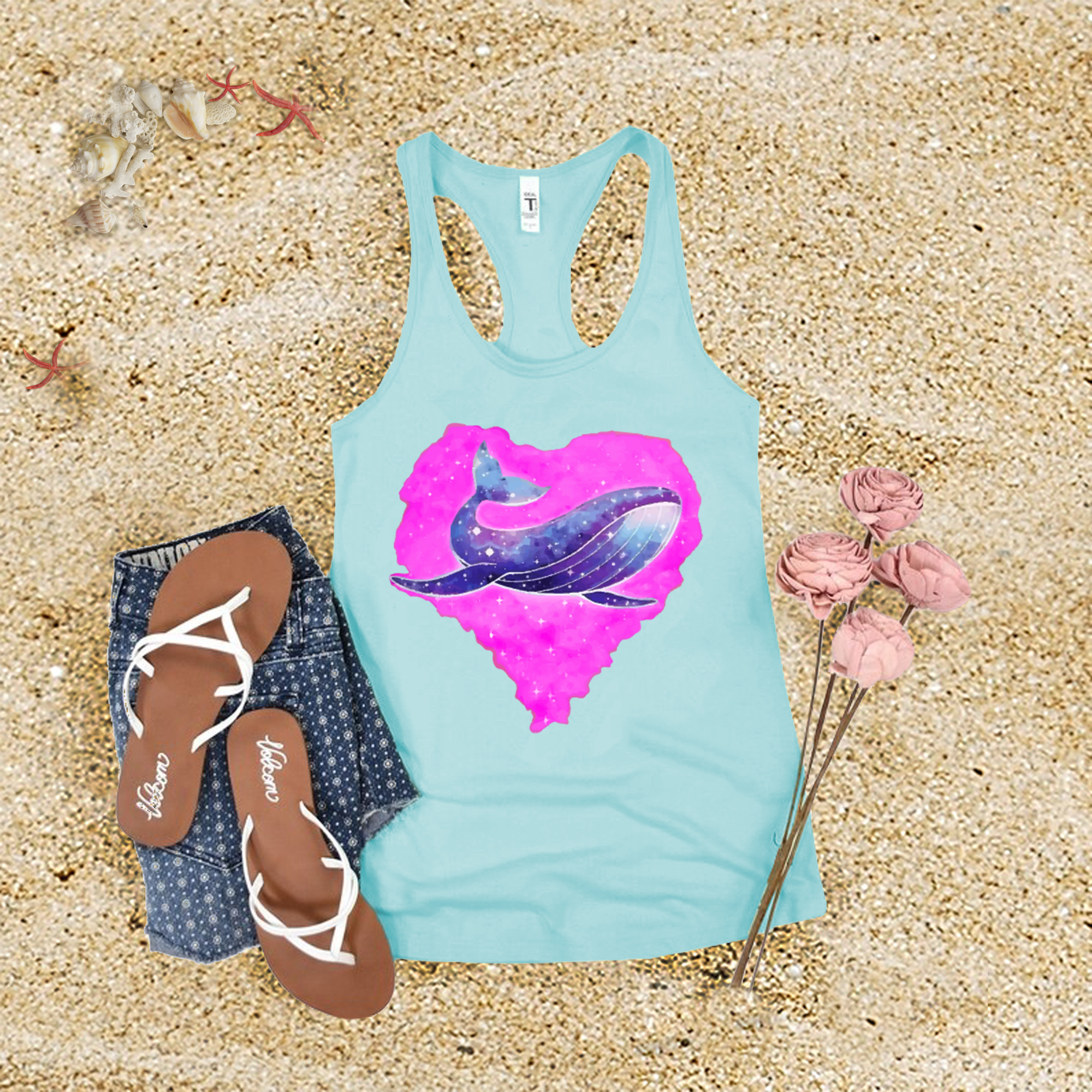 Whale Heart Tank Top