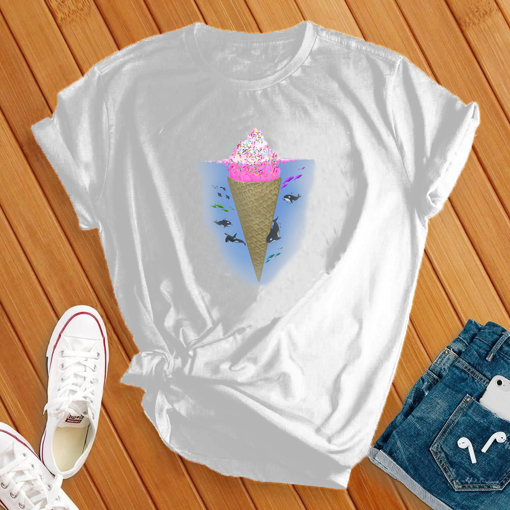 Orca Ice Cream Tee