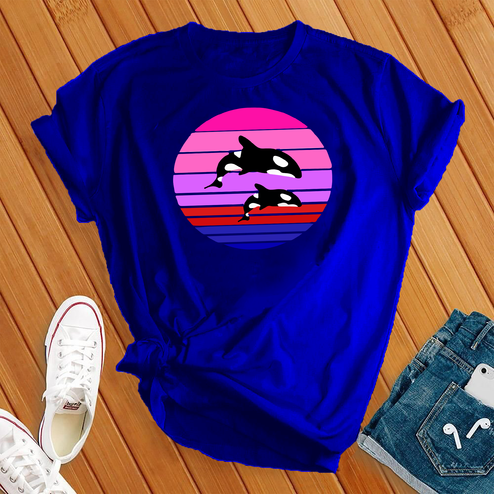 Orca Sunset Tee