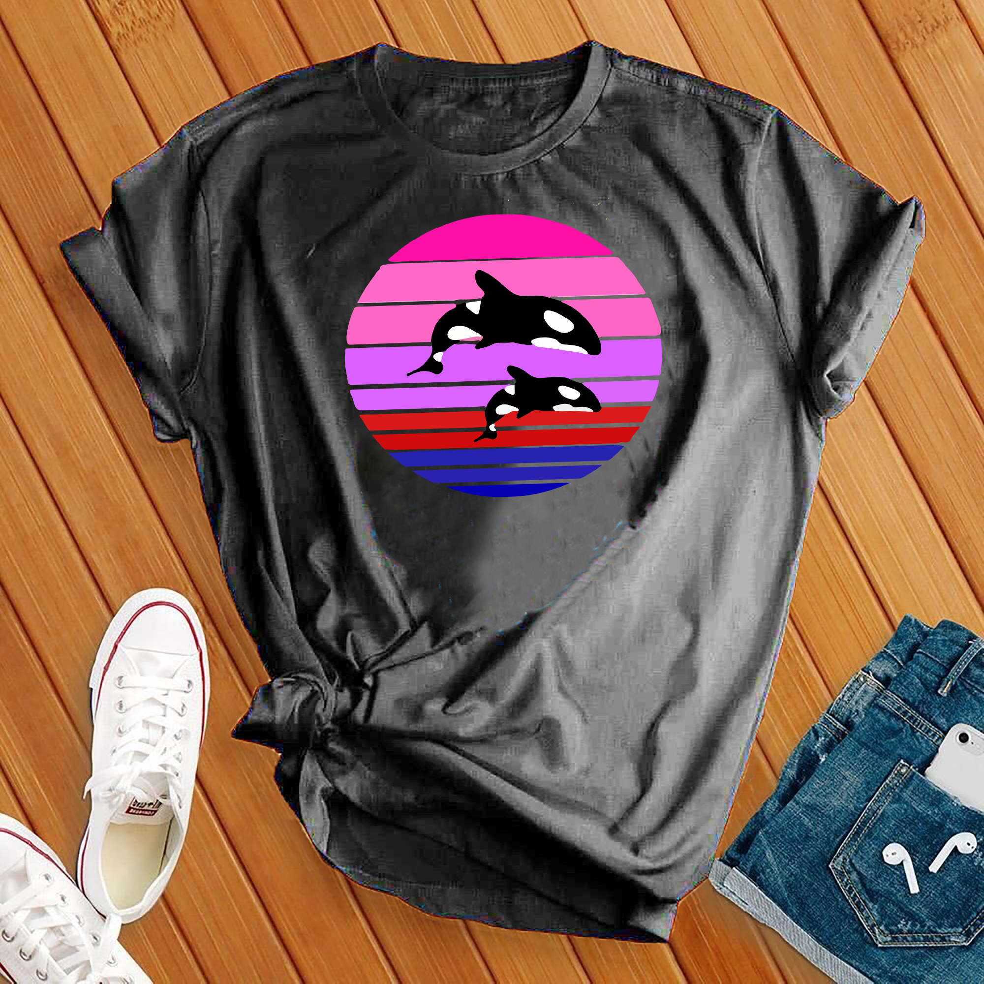 Orca Sunset Tee