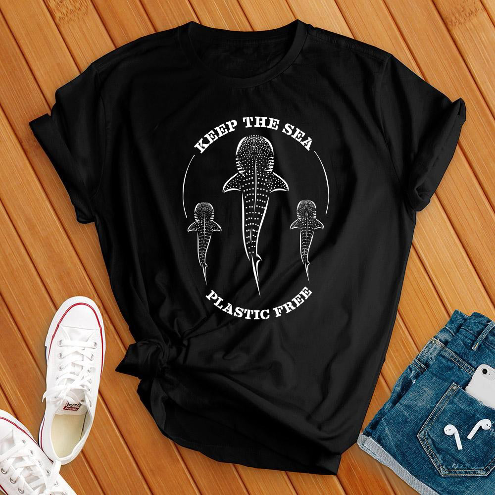 Keep Our Sea Plastic Free Baby Whale Sharks Tee