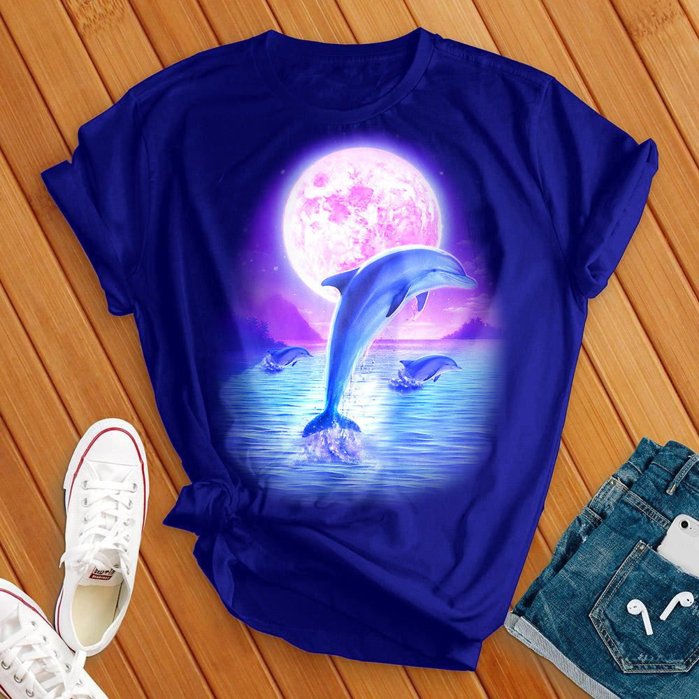 Psychedelic Dolphins Tee