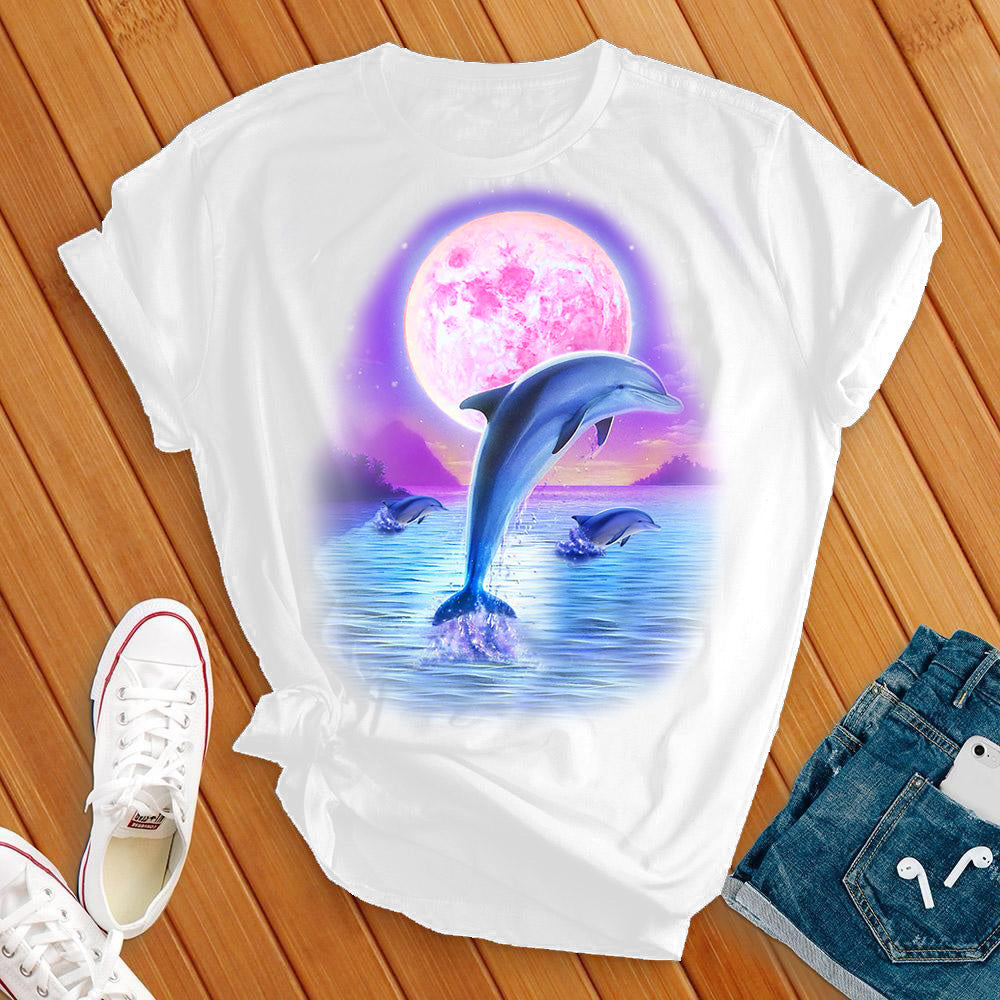 Psychedelic Dolphins Tee