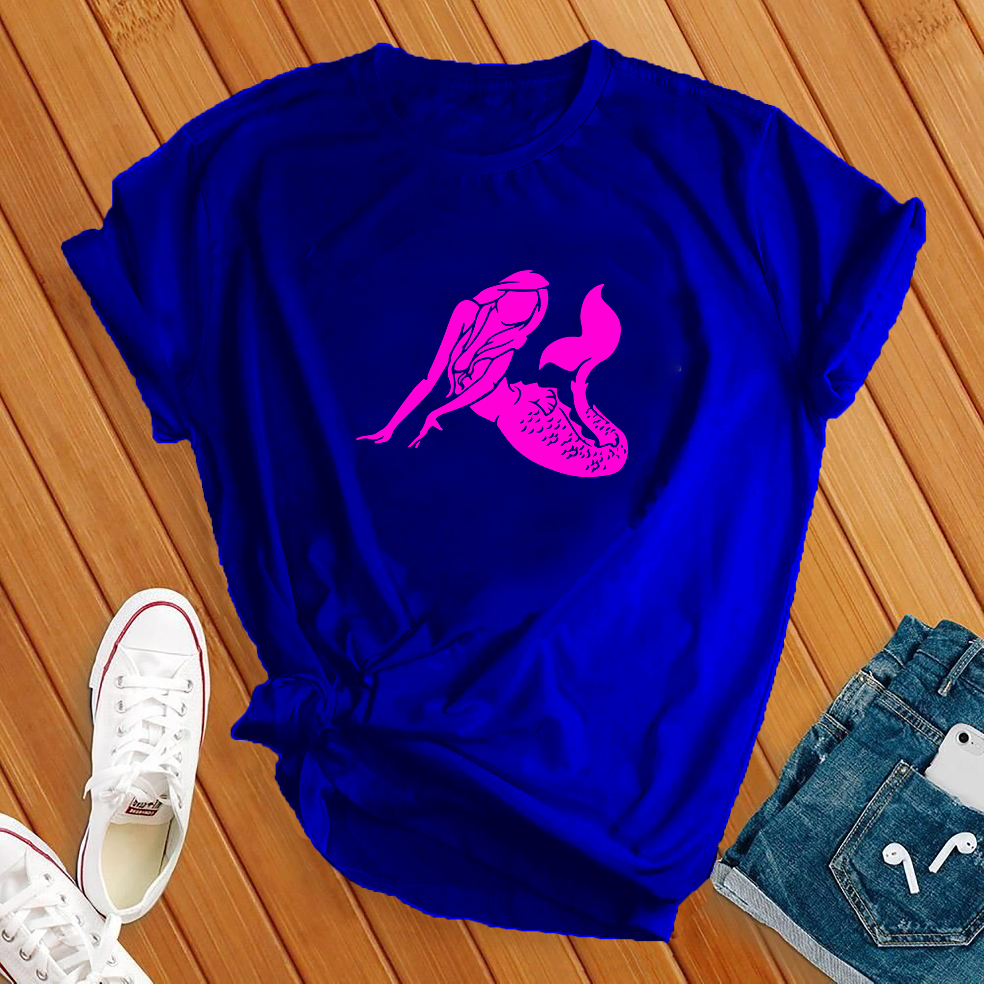 Neon Mermaid Tee