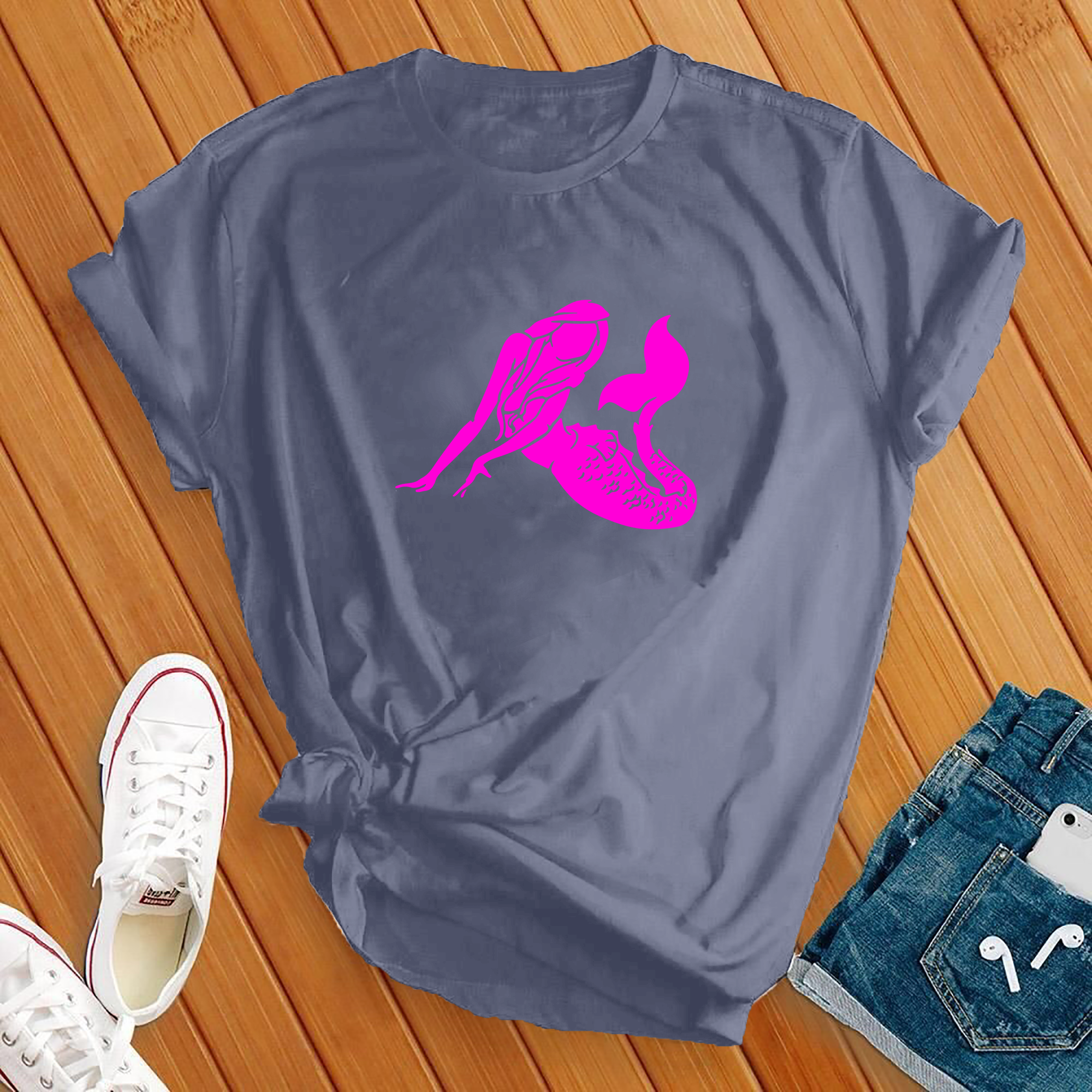 Neon Mermaid Tee