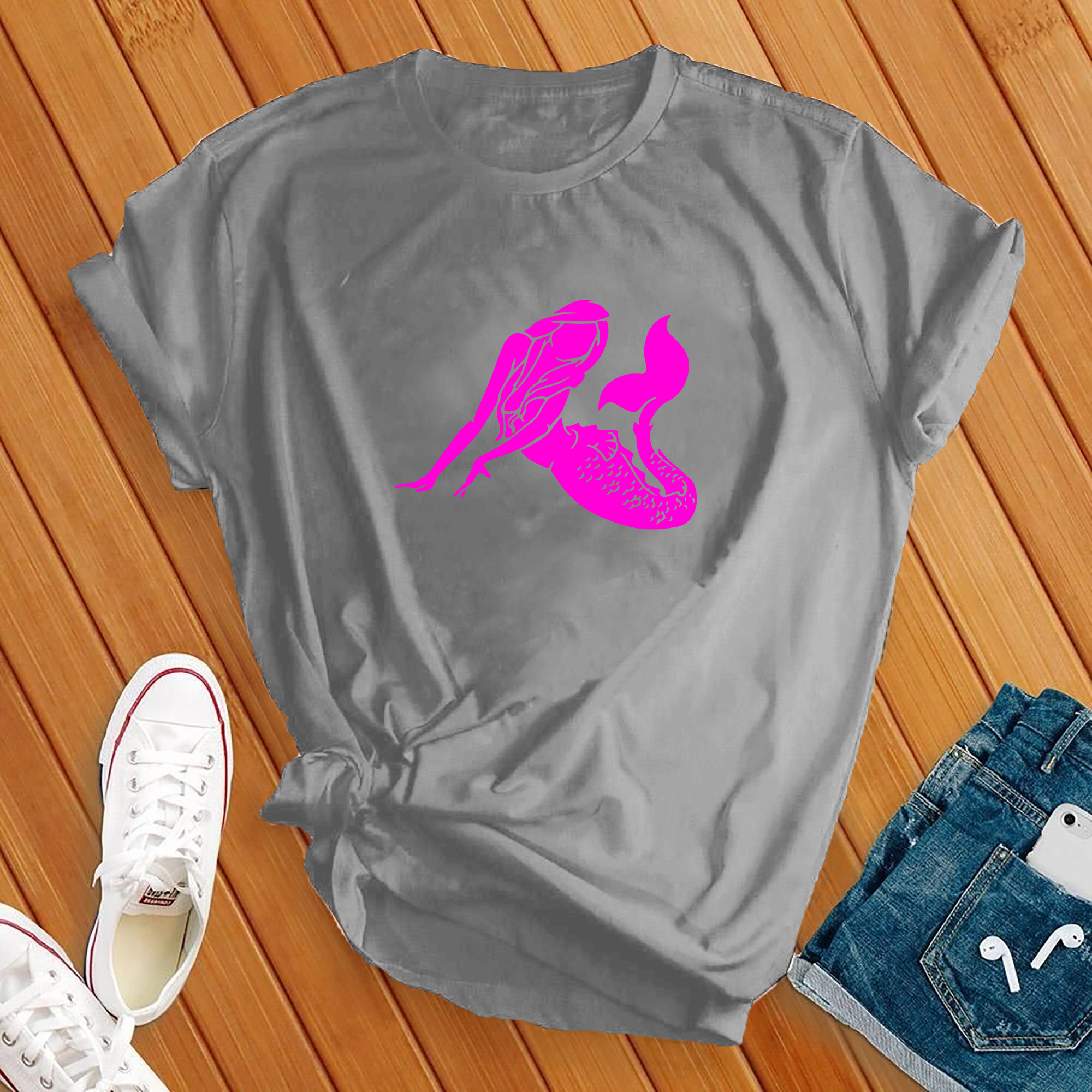 Neon Mermaid Tee