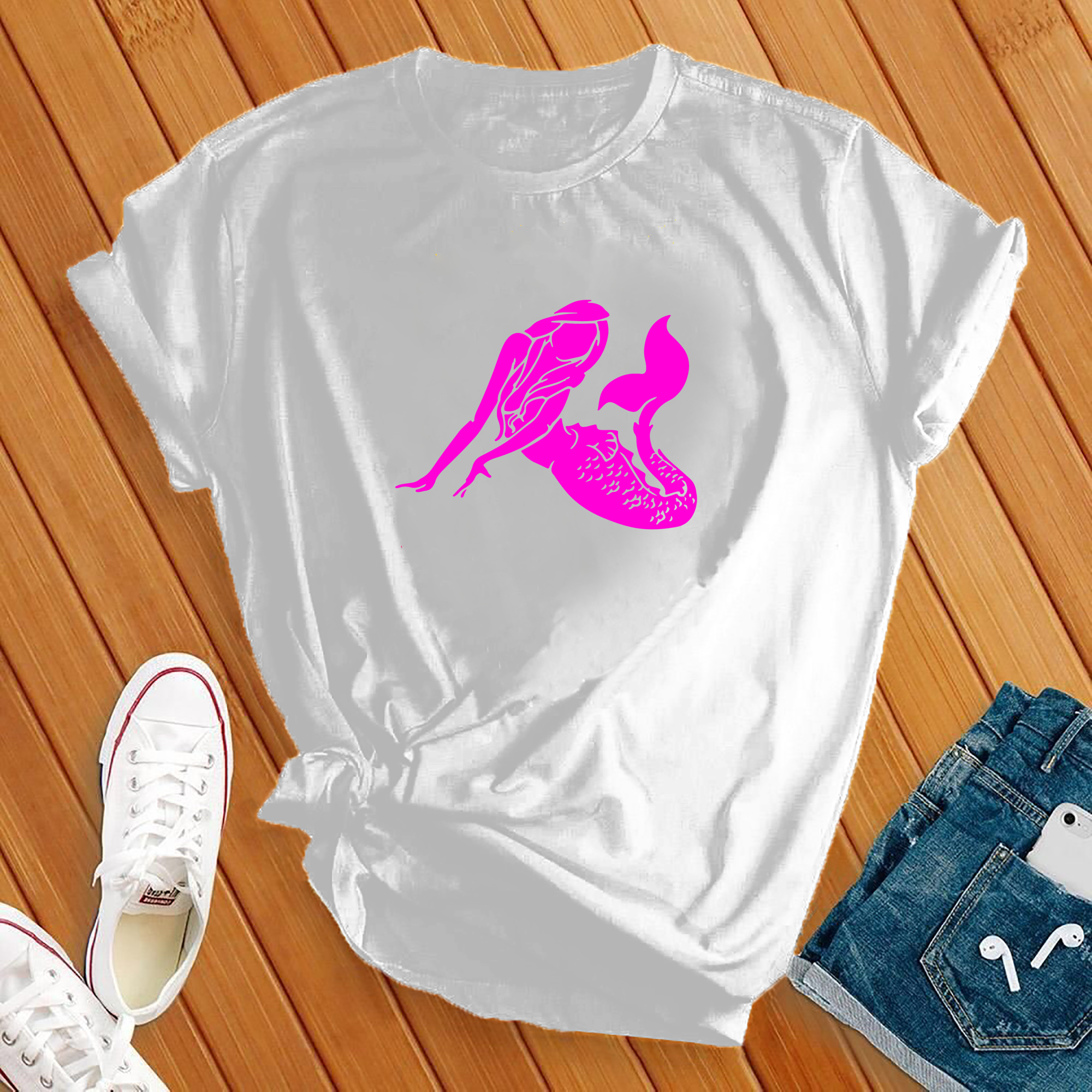 Neon Mermaid Tee