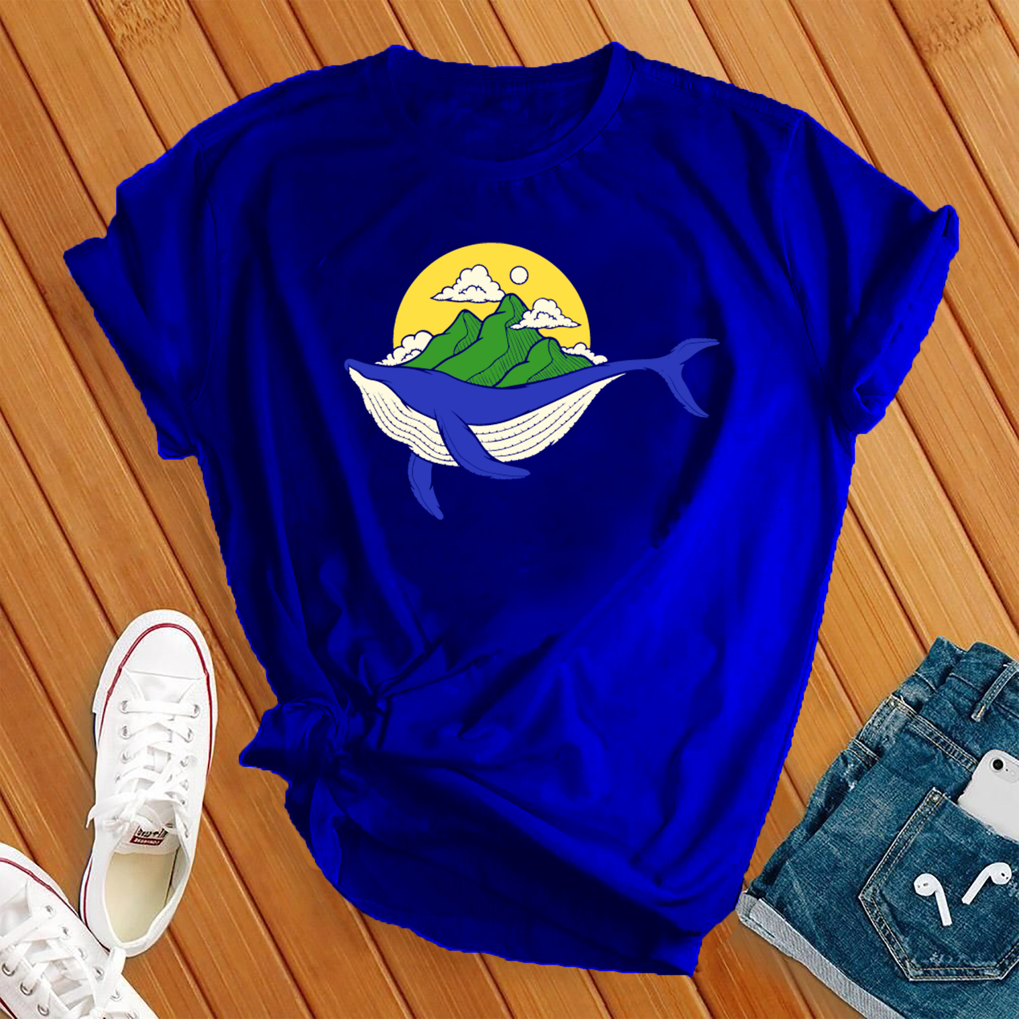 Whale Mountains Tee