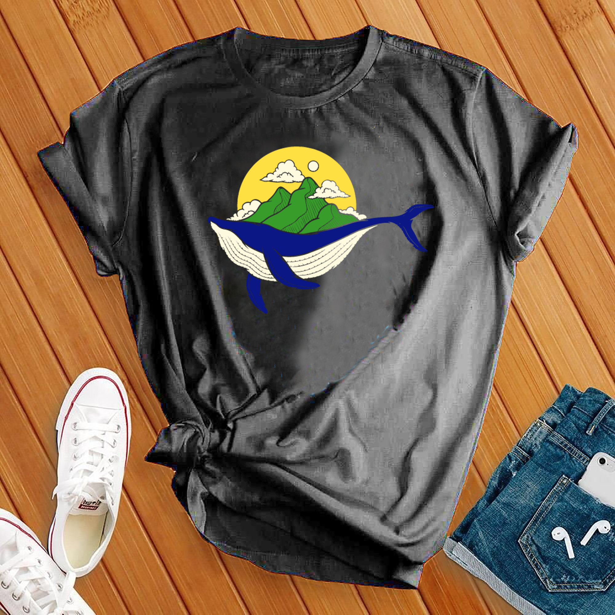 Whale Mountains Tee